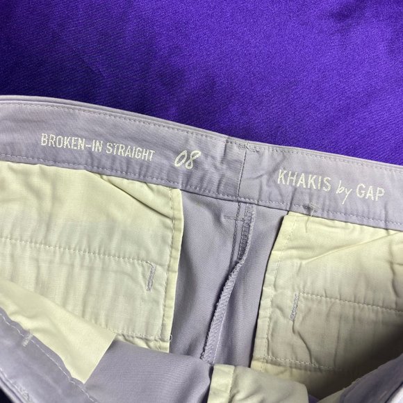 📌Khakis by GAP Cotton light purple Pants - Picture 13 of 14
